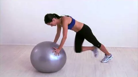 Swiss-Ball Mountain Climber