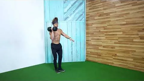 Single Arm DB Rack Pistol Squat