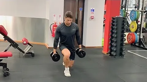 Walking Dumbbell Lunge