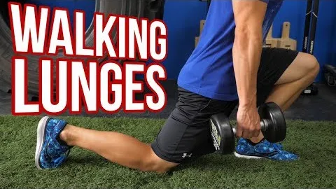 Walking Dumbbell Lunge
